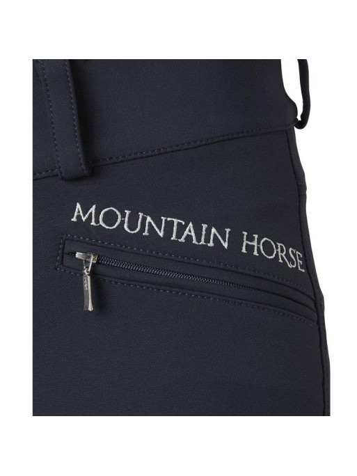 Pantalon d'équitation Diana Mountain Horse noir détails Pantalon d'équitation Diana Mountain Horse noir détails