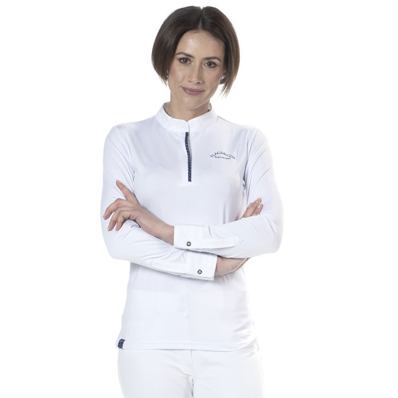 Polo de concours manches longues Clorinda femme Flags&Cup 1