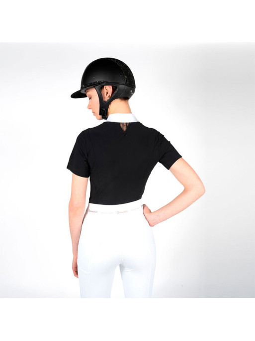 Polo de concours Bianca Samshield noir Polo de concours Bianca Samshield noir