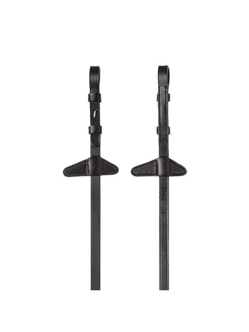 Rênes en caoutchouc avec arrêtoirs 5/8 Equiline
