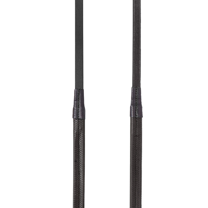 Rênes en caoutchouc avec arrêtoirs 5/8 Equiline