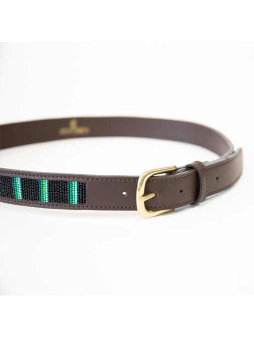 Ceinture Perles faites main Kentucky noir 2 Ceinture Perles faites main Kentucky noir 2