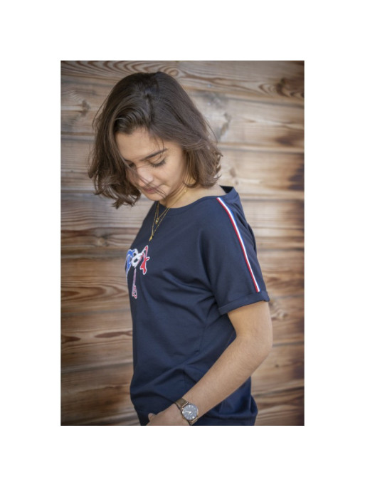 T-shirt Poppy Pénélope marine 2