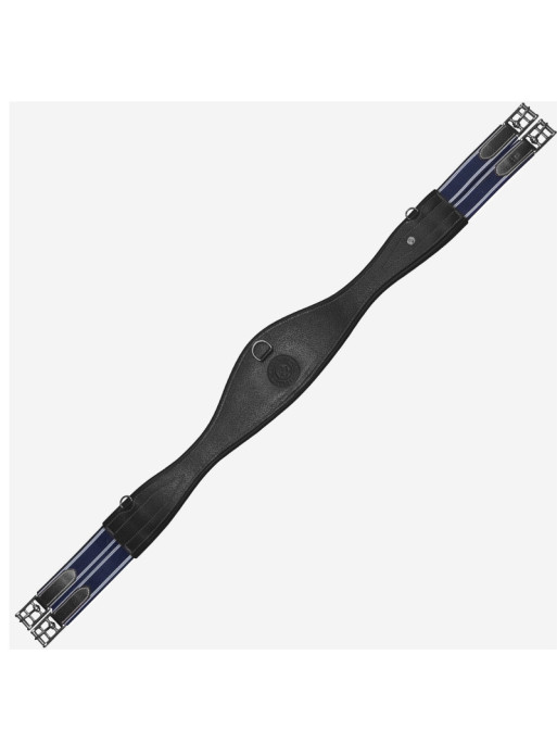 Sangle anatomique cuir grainé Flags & Cups noir Sangle anatomique cuir grainé Flags & Cups noir