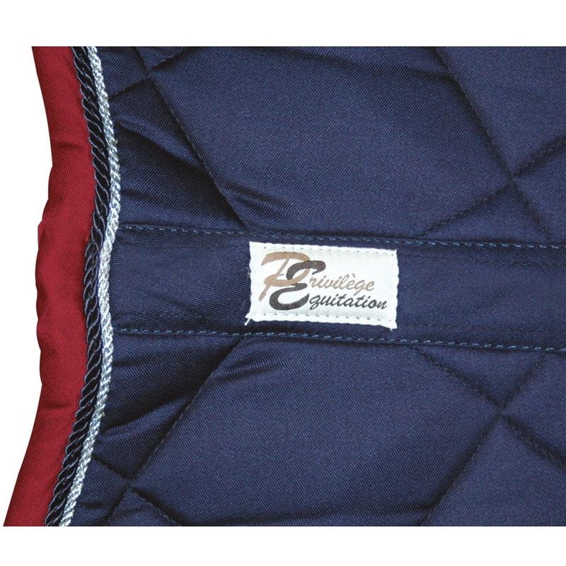 Tapis Palm Beach Privilège Équitation marine argent rouge