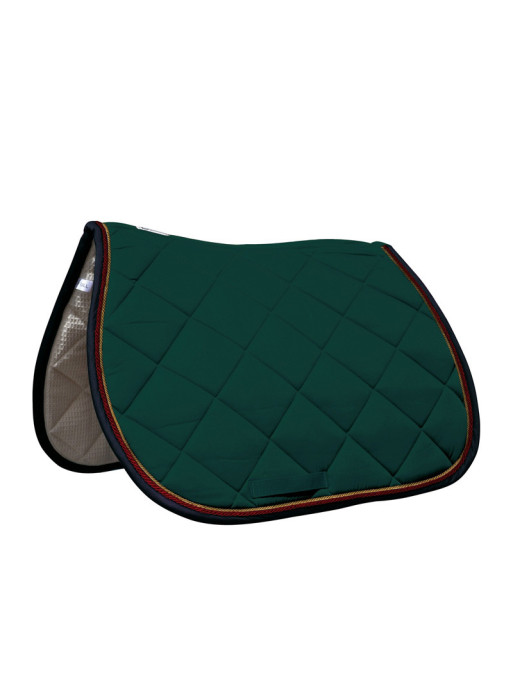 Tapis Palm Beach Privilège Équitation vert or rouge Tapis Palm Beach Privilège Équitation vert or rouge