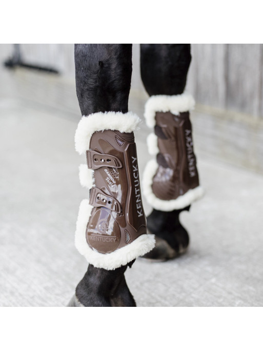 Guêtres Bamboo shield Elastic mouton vegan Kentucky marron Guêtres Bamboo shield Elastic mouton vegan Kentucky marron