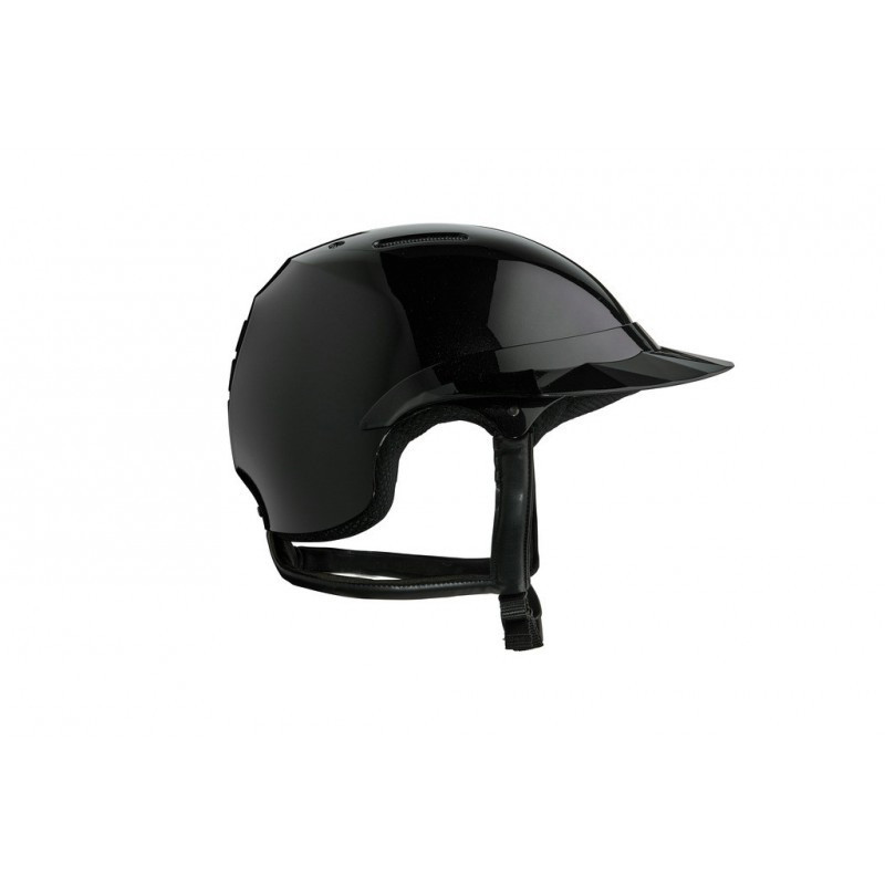 Casque Gravity S brillant Naca noir profil
