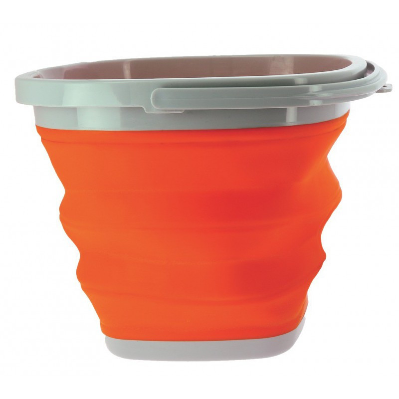 Seau pliant 10L Soft Fun Hippotonic vert néon orange néon