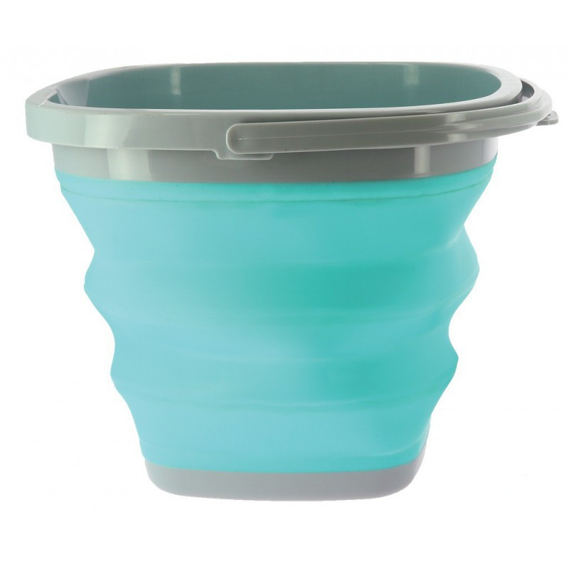 Seau pliant 10L Soft Fun Hippotonic vert néon bleu néon