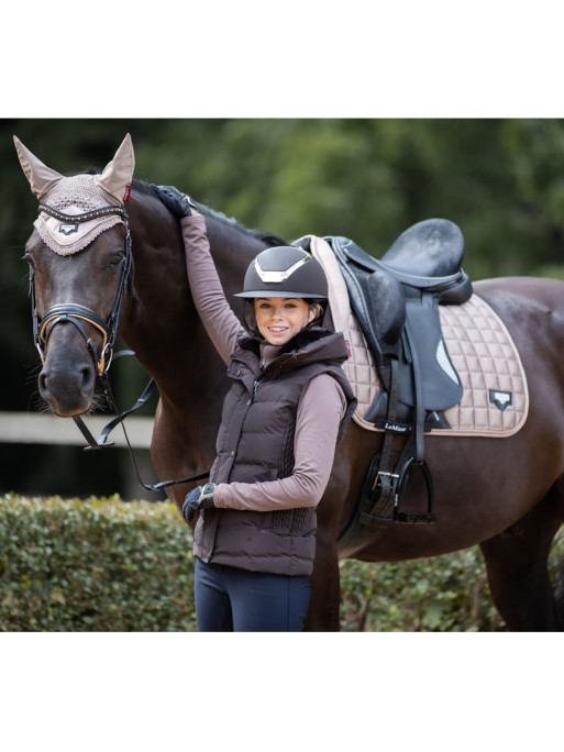 Tapis de selle loire memory dressage square dressage Lemieux beige