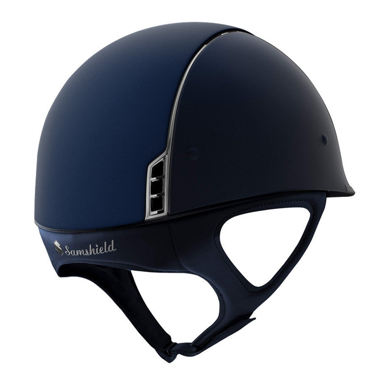 Casque Shadowrace matt liseré titanium Samshield