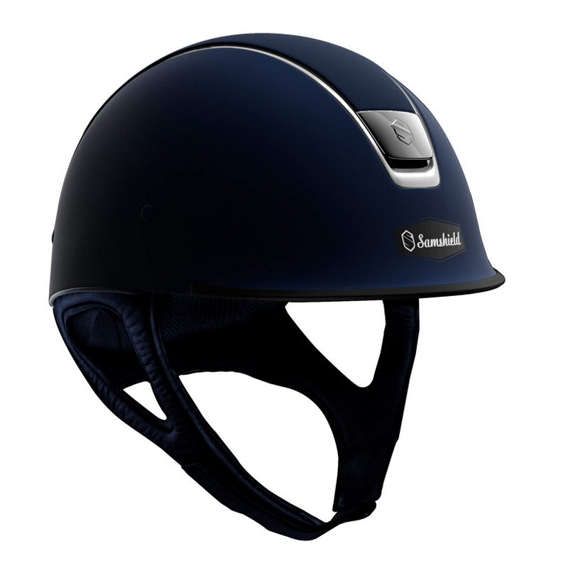 Casque Shadowrace matt liseré titanium Samshield