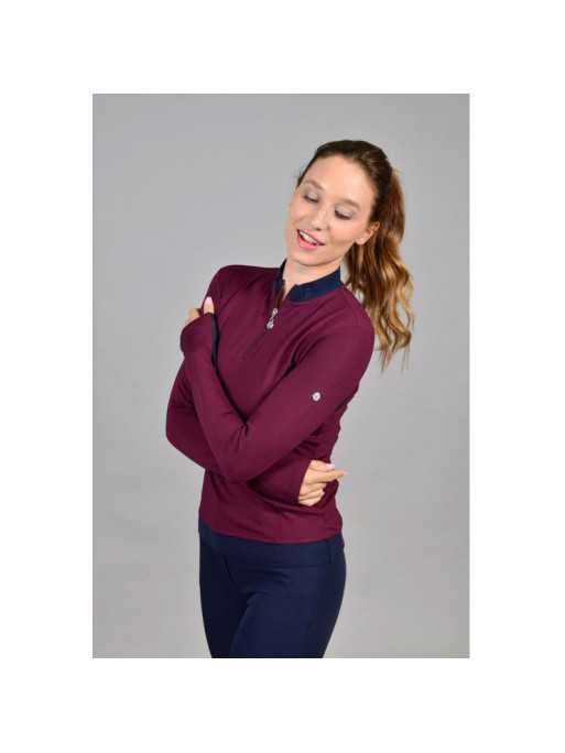 Polo technique Pepita femme Winter 22 Harcour