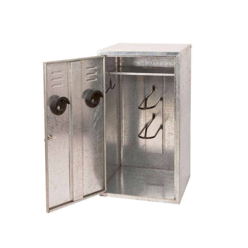 Casier Sellerie en kit 2 selles 60X60X106cm Kerbl