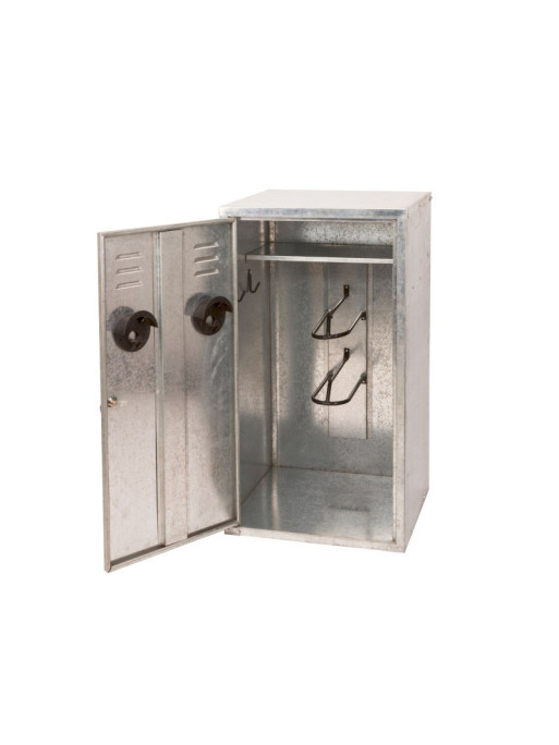 Casier Sellerie en kit 2 selles 60X60X106cm Kerbl