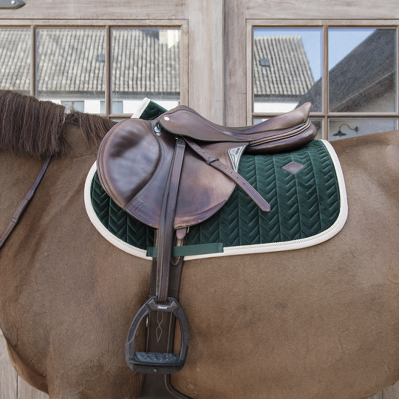 Tapis de selle Velvet Contrast Jumping Kentucky