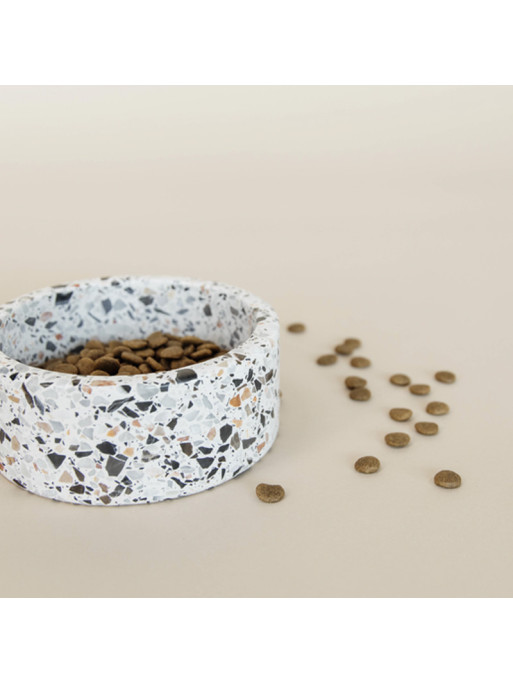 Gamelle pour chien en pierre Terrazzo Kentucky Gamelle pour chien en pierre Terrazzo Kentucky