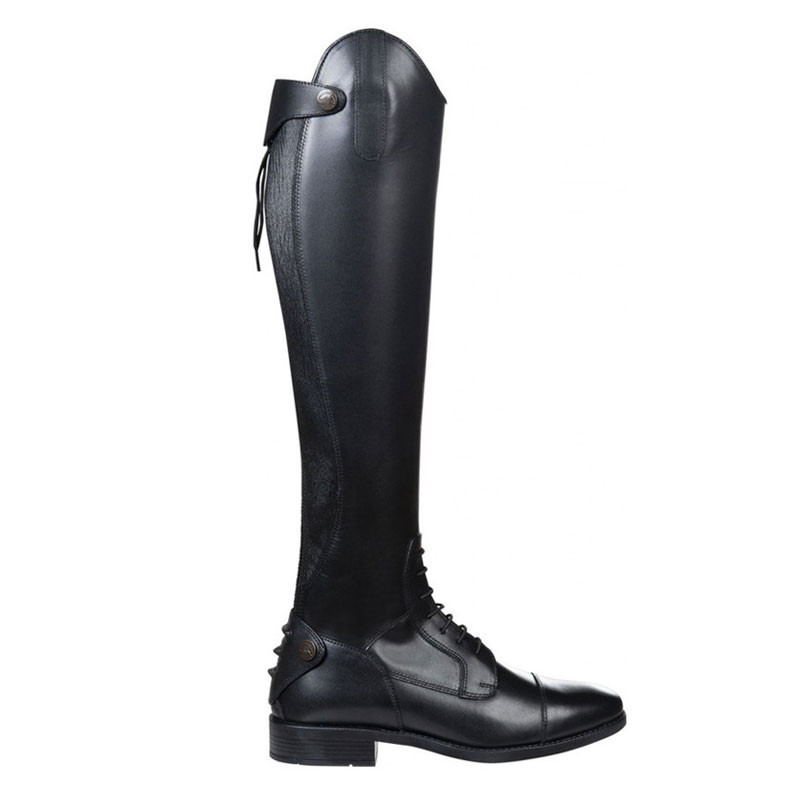 Bottes Latinium HKM cuir lisse normal noir Homme