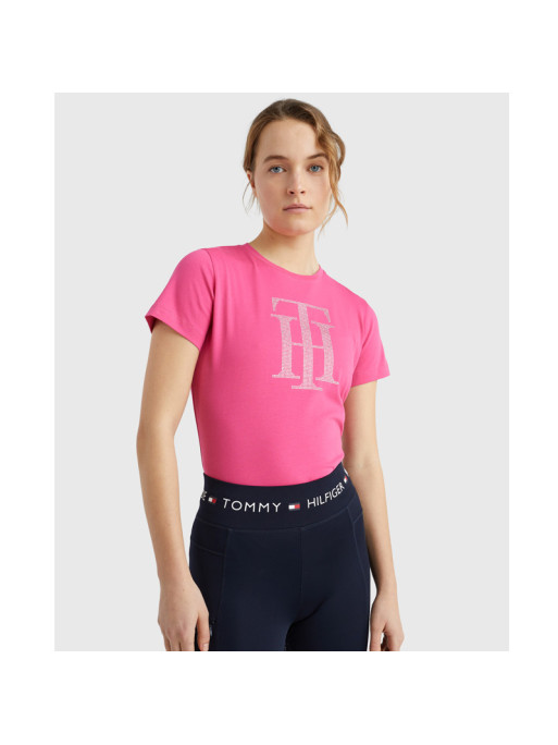 T-Shirt TH Rhinestone Tommy Hilfiger Equestrian T-Shirt TH Rhinestone Tommy Hilfiger Equestrian
