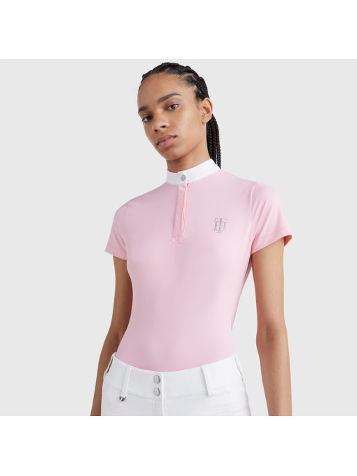 T-Shirt concours à manches courtes Rhinestone Performance Tommy Hilfiger Equestrian T-Shirt concours à manches courtes Rhinestone Performance Tommy Hilfiger Equestrian