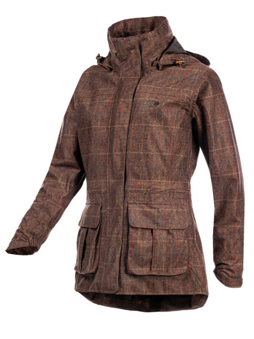 Veste pliable en tweed imprimé pour femmes Baleno