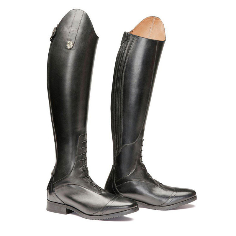 Bottes D'Équitation HKM 4510 Pour Homme - Imperméables - Semelle Antidérapante - Tige Genou
