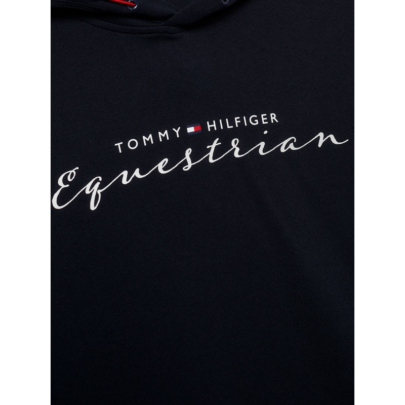Sweatshirt Metallic Logo Graphic Tommy Hilfiger Equestrian