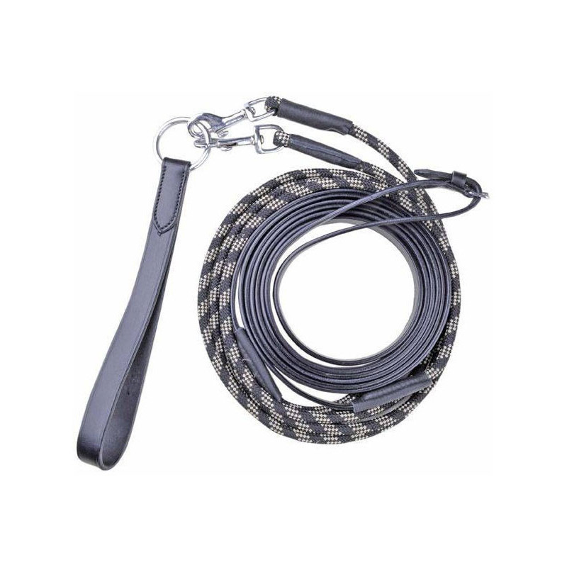 Harnais Cheval Norton Rênes Allemandes Norton Pro - Sangle Et Corde - Avec Mousquetons Equipement Cheval