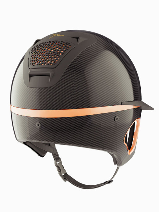 Casque Voronoï avec protection temporale black matte visière longue Freejump Casque Voronoï avec protection temporale black matte visière longue Freejump